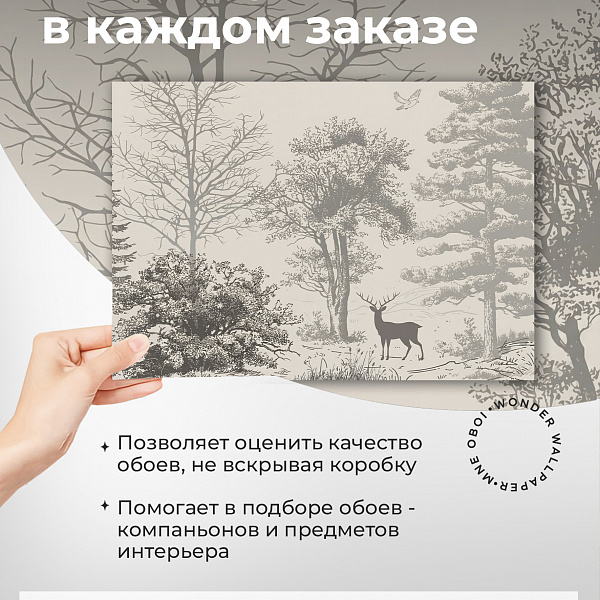 Олень в лесу 11921 S мнеобои