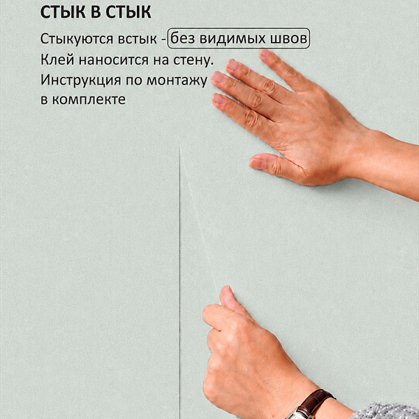 Флизелиновые обои-компаньоны 1.06х10м мнеобои
