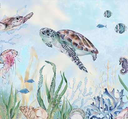 Морская красота (Морские черепахи) 10628 E мнеобои