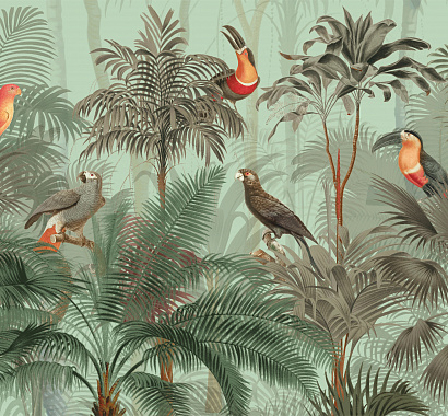 Тропические птицы 11381 EF мнеобои